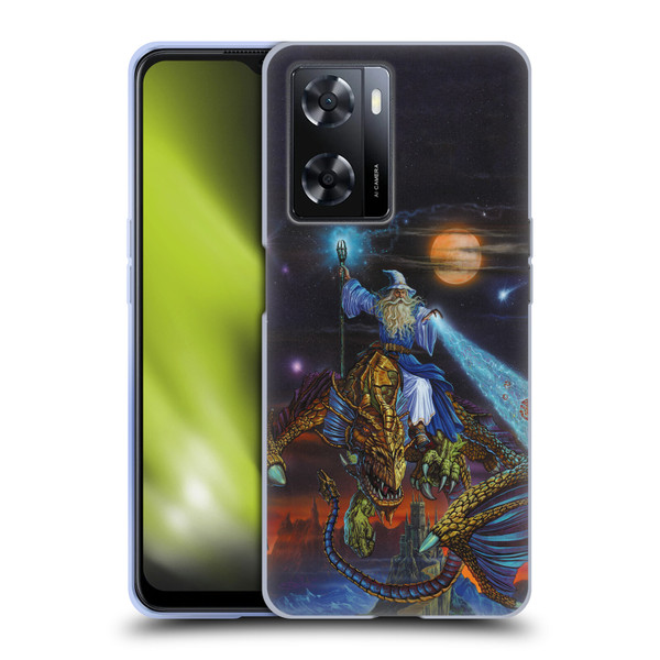Ed Beard Jr Dragon Friendship Twilight Tempest Soft Gel Case for OPPO A57s