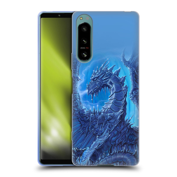 Ed Beard Jr Dragons Glacier Soft Gel Case for Sony Xperia 5 IV