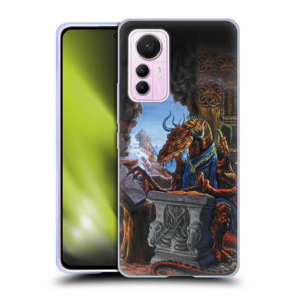 Ed Beard Jr Dragons Ancient Scholar Soft Gel Case for Xiaomi 12 Lite