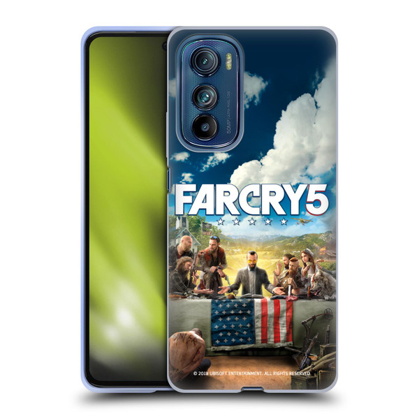 Far Cry 5 Key Art And Logo Main Soft Gel Case for Motorola Edge 30