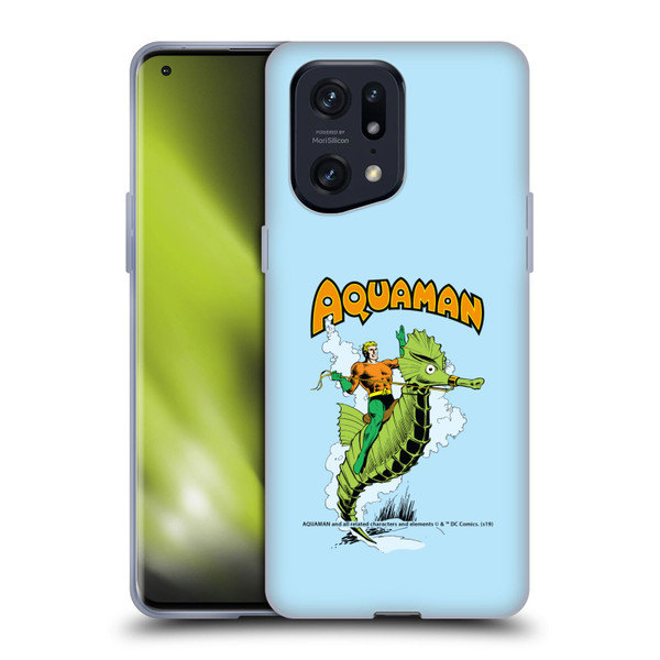 Aquaman DC Comics Fast Fashion Storm Soft Gel Case for OPPO Find X5 Pro
