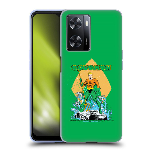 Aquaman DC Comics Fast Fashion Trident Soft Gel Case for OPPO A57s