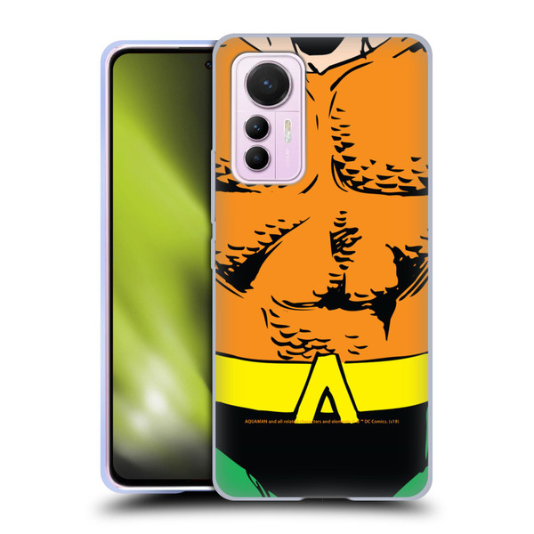 Aquaman DC Comics Logo Uniform Soft Gel Case for Xiaomi 12 Lite