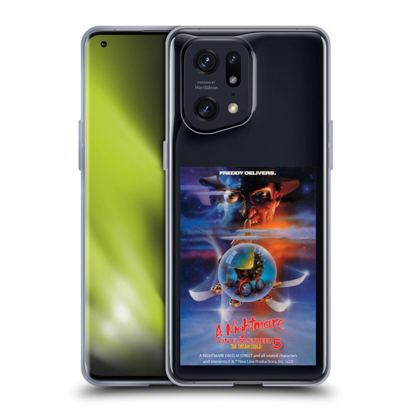 A Nightmare On Elm Street: The Dream Child Graphics Poster Soft Gel Case for OPPO Find X5 Pro