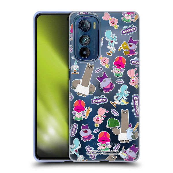 Chowder: Animated Series Graphics Pattern Soft Gel Case for Motorola Edge 30