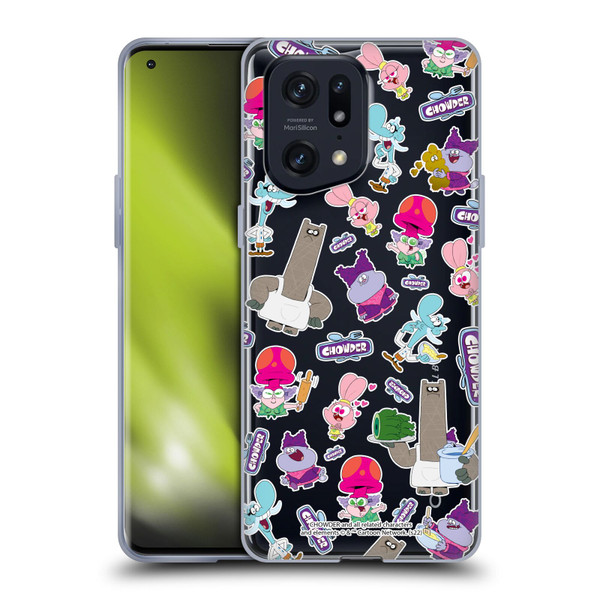 Chowder: Animated Series Graphics Pattern Soft Gel Case for OPPO Find X5 Pro