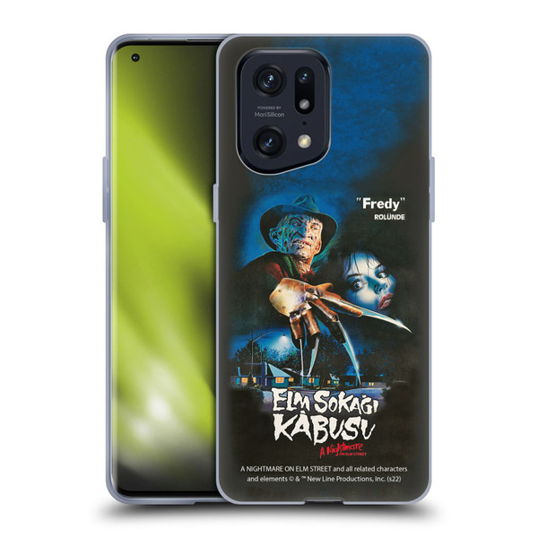 A Nightmare On Elm Street (1984) Graphics Elm Sokagi Soft Gel Case for OPPO Find X5 Pro