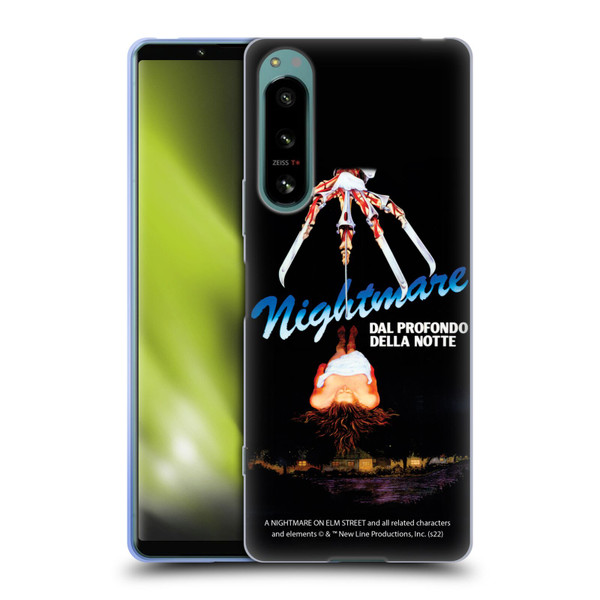 A Nightmare On Elm Street (1984) Graphics Nightmare Soft Gel Case for Sony Xperia 5 IV