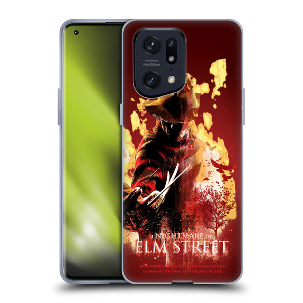A Nightmare On Elm Street (2010) Graphics Freddy Nightmare Soft Gel Case for OPPO Find X5 Pro