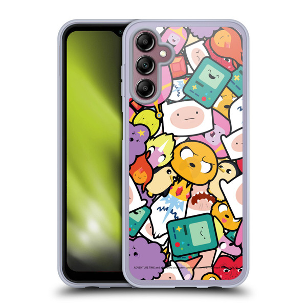 Adventure Time Graphics Pattern Soft Gel Case for Samsung Galaxy A14 5G