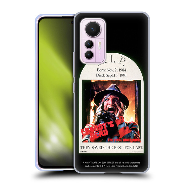 A Nightmare On Elm Street: Freddy's Dead Graphics The Final Nightmare Soft Gel Case for Xiaomi 12 Lite