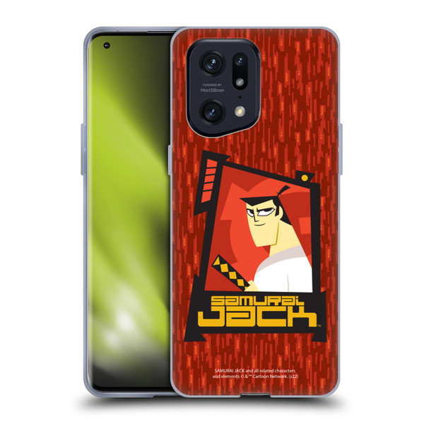 Samurai Jack Graphics Character Art 2 Soft Gel Case for OPPO Find X5 Pro