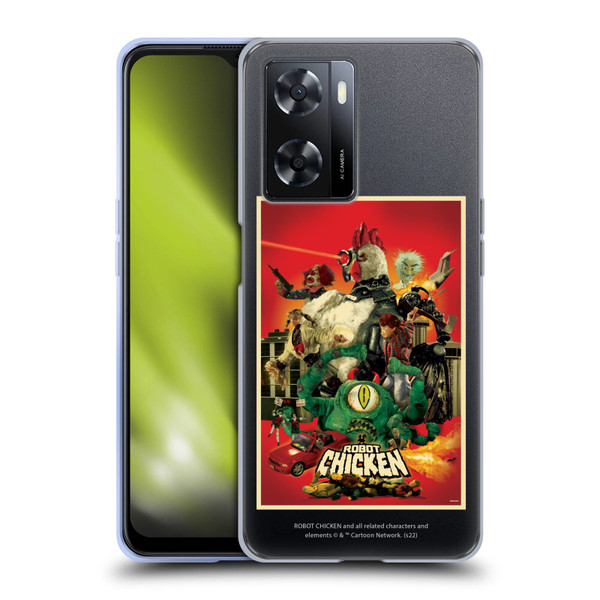 Robot Chicken Graphics Poster Soft Gel Case for OPPO A57s