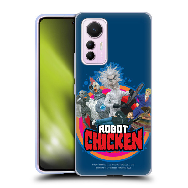 Robot Chicken Graphics Characters Soft Gel Case for Xiaomi 12 Lite