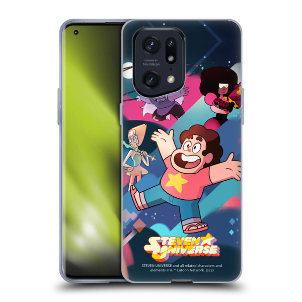 Steven Universe Graphics Characters Soft Gel Case for OPPO Find X5 Pro