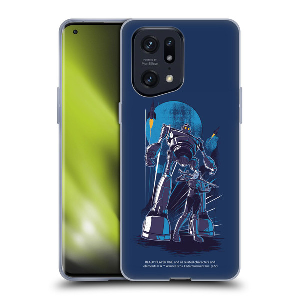Ready Player One Graphics Iron Giant Soft Gel Case for OPPO Find X5 Pro
