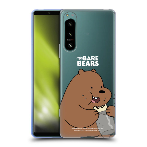We Bare Bears Character Art Grizzly Soft Gel Case for Sony Xperia 5 IV