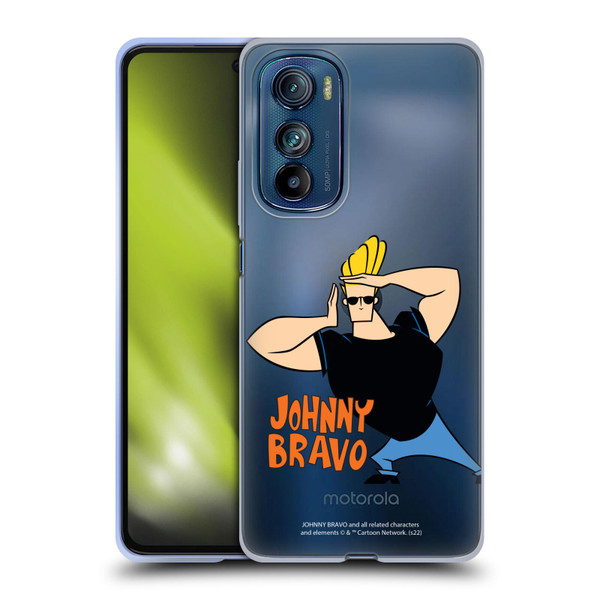 Johnny Bravo Graphics Character Soft Gel Case for Motorola Edge 30