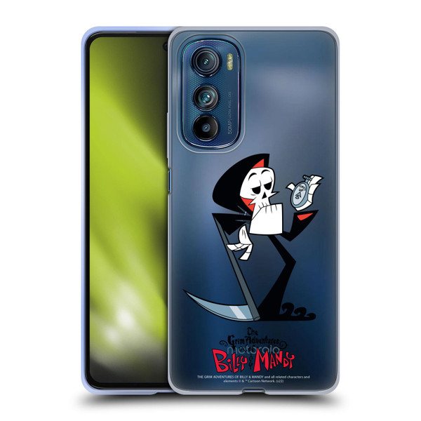 The Grim Adventures of Billy & Mandy Graphics Grim Soft Gel Case for Motorola Edge 30