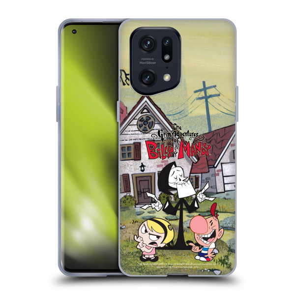 The Grim Adventures of Billy & Mandy Graphics Poster Soft Gel Case for OPPO Find X5 Pro