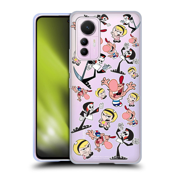 The Grim Adventures of Billy & Mandy Graphics Icons Soft Gel Case for Xiaomi 12 Lite