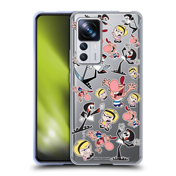 The Grim Adventures of Billy & Mandy Graphics Icons Soft Gel Case for Xiaomi 12T Pro