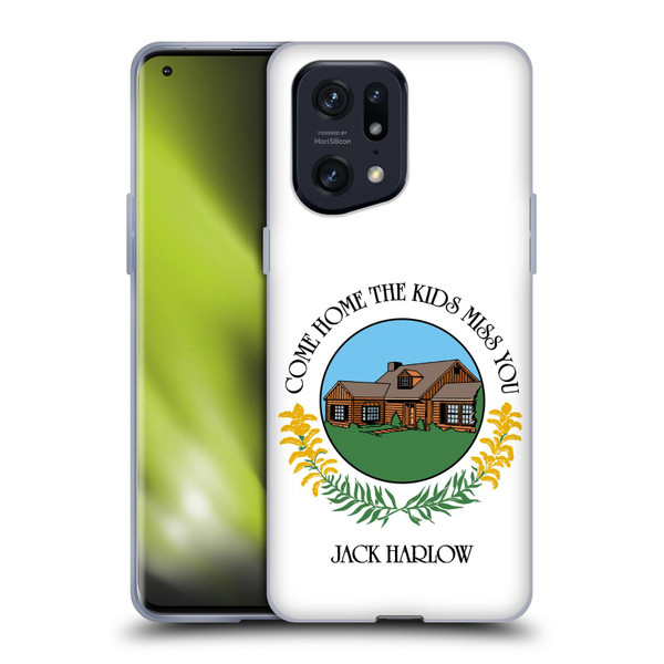 Jack Harlow Graphics Come Home Badge Soft Gel Case for OPPO Find X5 Pro