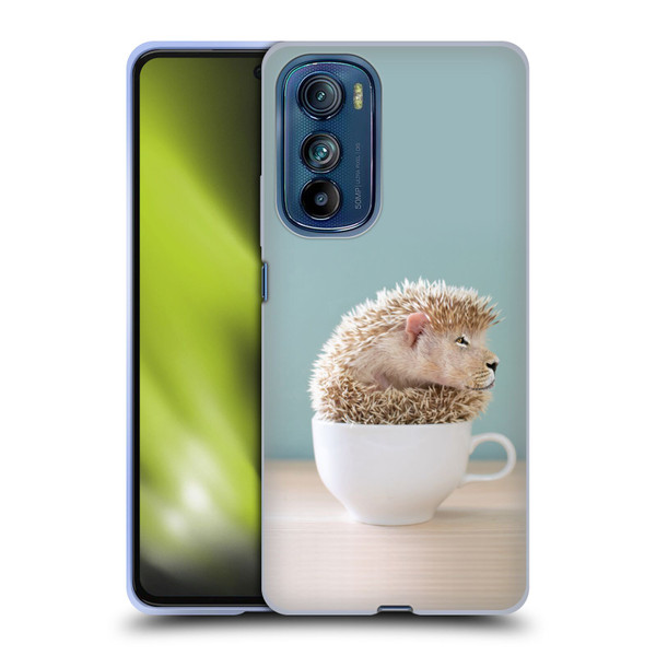 Pixelmated Animals Surreal Pets Lionhog Soft Gel Case for Motorola Edge 30