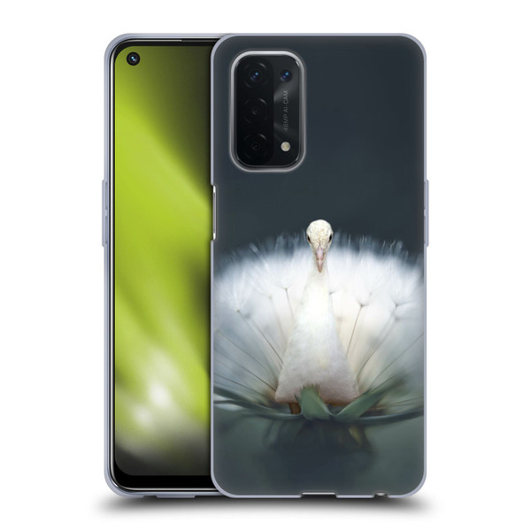 Pixelmated Animals Surreal Pets Peacock Wish Soft Gel Case for OPPO A54 5G