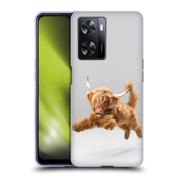 Pixelmated Animals Surreal Pets Highland Pup Soft Gel Case for OPPO A57s