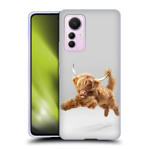Pixelmated Animals Surreal Pets Highland Pup Soft Gel Case for Xiaomi 12 Lite