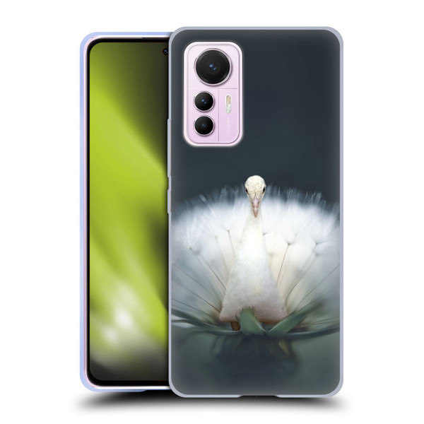 Pixelmated Animals Surreal Pets Peacock Wish Soft Gel Case for Xiaomi 12 Lite