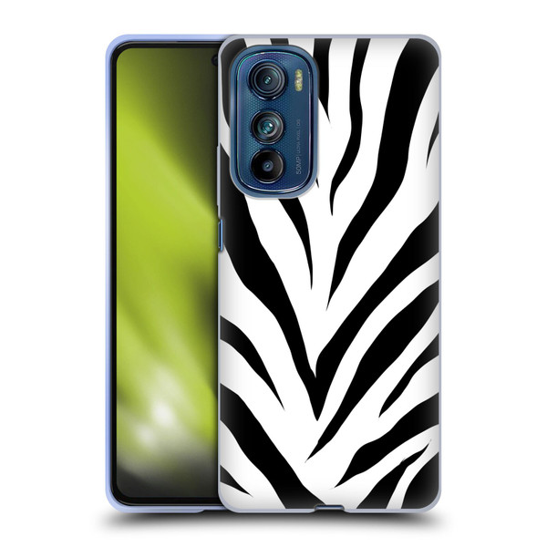 Grace Illustration Animal Prints Zebra Soft Gel Case for Motorola Edge 30
