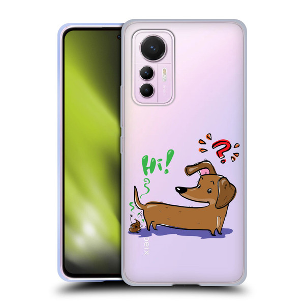 Grace Illustration Dogs Dachshund Soft Gel Case for Xiaomi 12 Lite