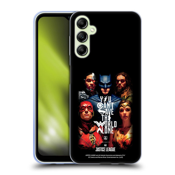Justice League Movie Posters You Can't Save Soft Gel Case for Samsung Galaxy A14 5G