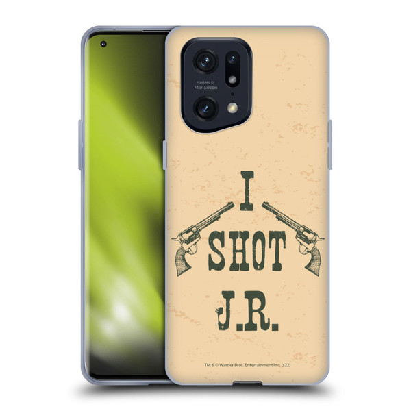 Dallas: Television Series Graphics Typography Soft Gel Case for OPPO Find X5 Pro