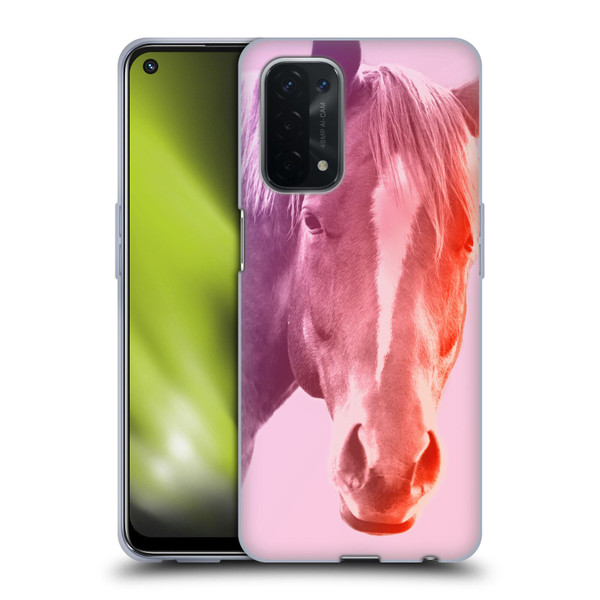 Mark Ashkenazi Pastel Potraits Horse Soft Gel Case for OPPO A54 5G