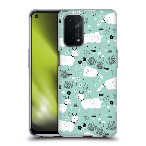 Andrea Lauren Design Animals Goats Soft Gel Case for OPPO A54 5G