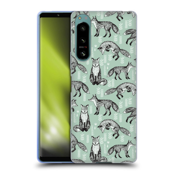 Andrea Lauren Design Animals Fox Soft Gel Case for Sony Xperia 5 IV