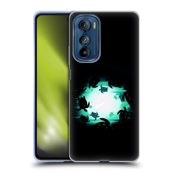 Alyn Spiller Animal Art Turtles Soft Gel Case for Motorola Edge 30