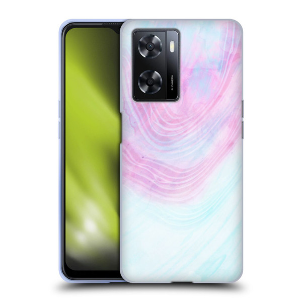 Alyn Spiller Marble Pastel Soft Gel Case for OPPO A57s