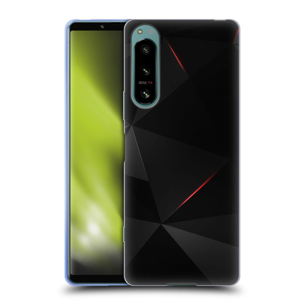 Alyn Spiller Tectonic Red Soft Gel Case for Sony Xperia 5 IV