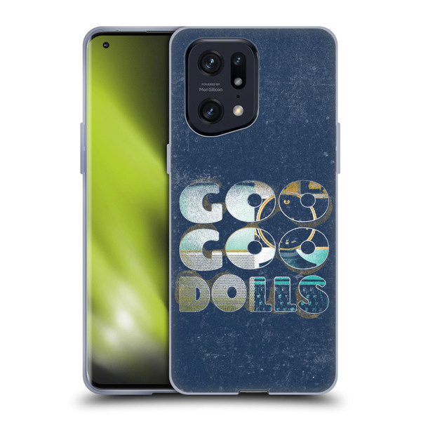 Goo Goo Dolls Graphics Rarities Bold Letters Soft Gel Case for OPPO Find X5 Pro