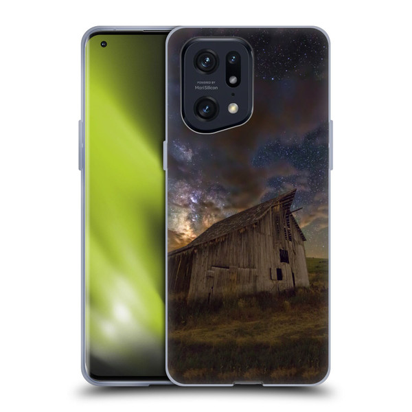 Royce Bair Nightscapes Bear Lake Old Barn Soft Gel Case for OPPO Find X5 Pro