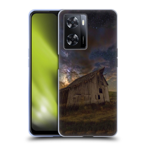 Royce Bair Nightscapes Bear Lake Old Barn Soft Gel Case for OPPO A57s