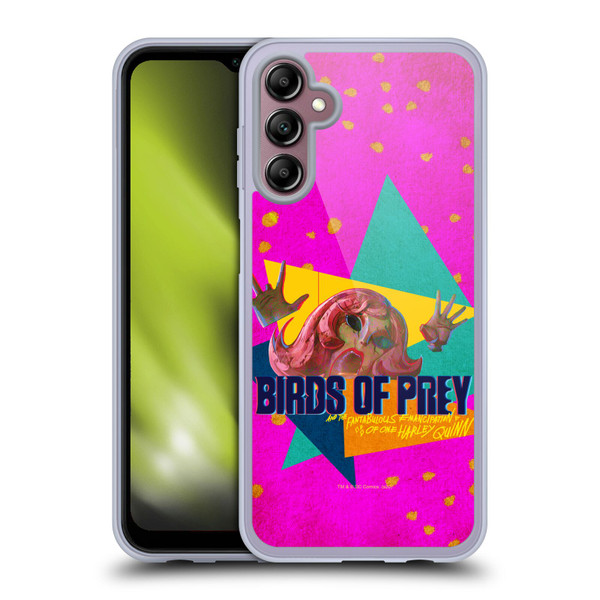 Birds of Prey DC Comics Graphics Panic In Neon Soft Gel Case for Samsung Galaxy A14 5G