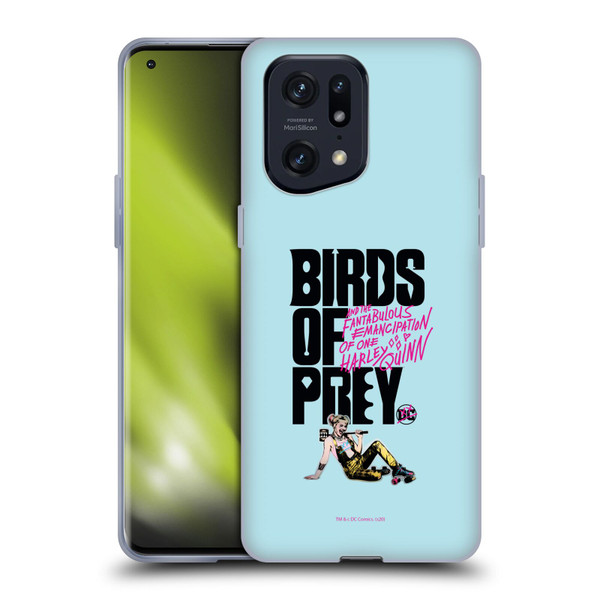 Birds of Prey DC Comics Harley Quinn Art Fantabulous Soft Gel Case for OPPO Find X5 Pro