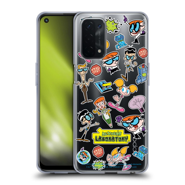 Dexter's Laboratory Graphics Icons Soft Gel Case for OPPO A54 5G