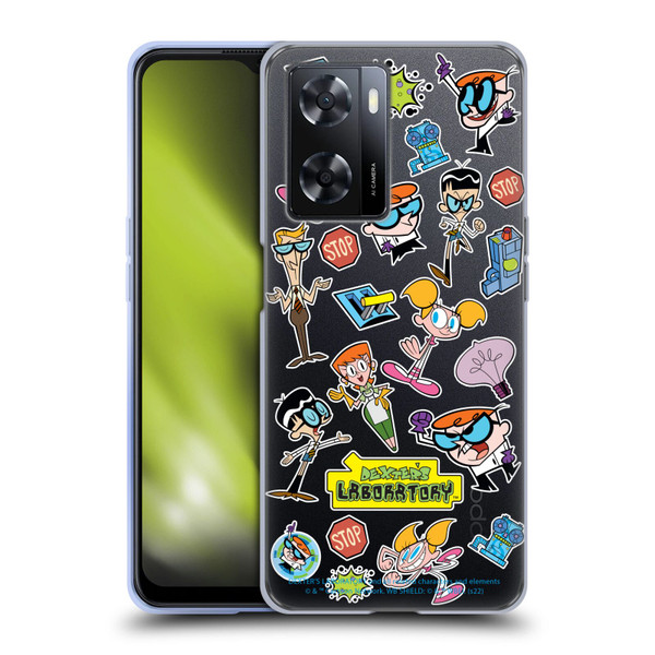 Dexter's Laboratory Graphics Icons Soft Gel Case for OPPO A57s