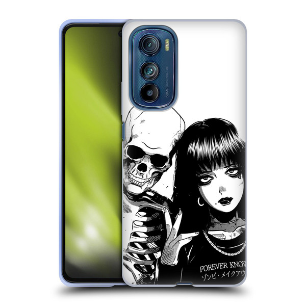 Zombie Makeout Club Art Forever Knows Best Soft Gel Case for Motorola Edge 30